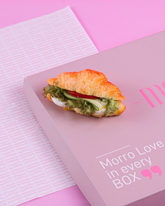 Boiled Egg With Feta Cheese Croissant Box